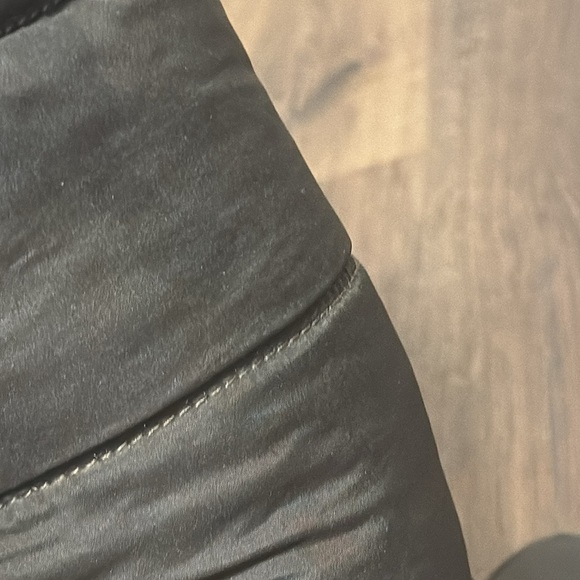 JUICY COUTURE Faux Fur Lined Knee High Platform Wedge boots Full Zip Green SZ 8 - Picture 9 of 13